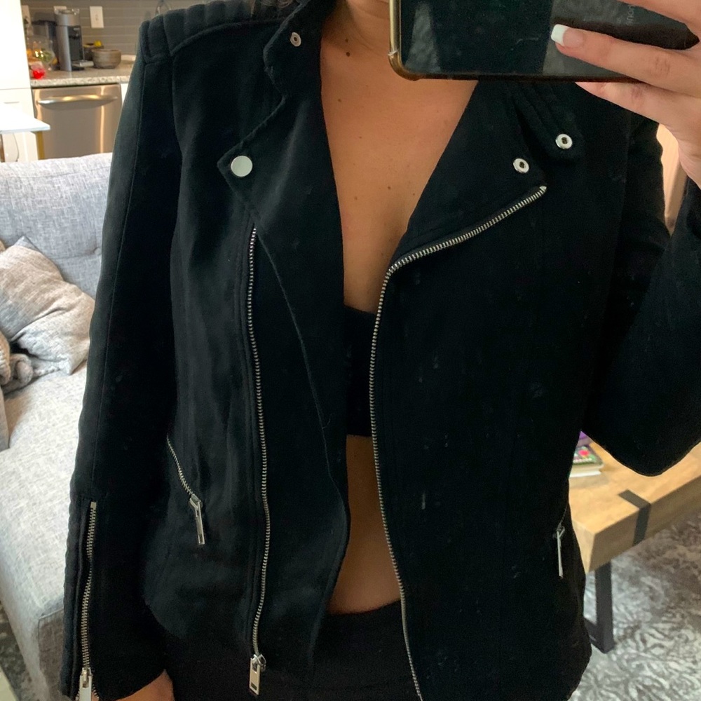 Black Suede Moro Jacket